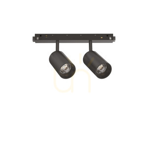 Spårljus Ideallux EGO Track Double svart 16W 3000K dimbar 303628 small 0