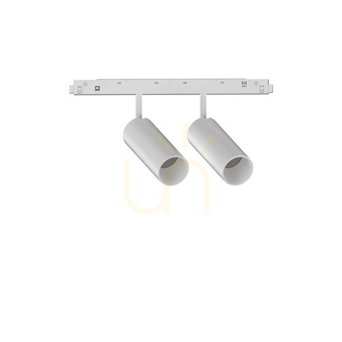 Kontrollera Spårljus Ideallux EGO Track Double 24W 3000K vit dimbar 303659