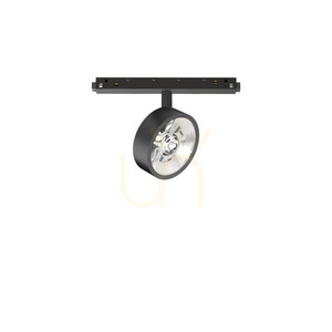 Spårljus Ideallux EGO Track Flat Single svart LED 9W 3000K 303727 small 0