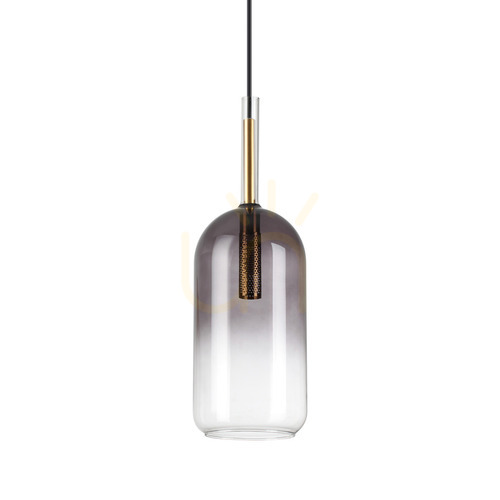 Kontrollera Pendellampa Ideallux EMPIRE SP1 CILINDRO krom glas 309804
