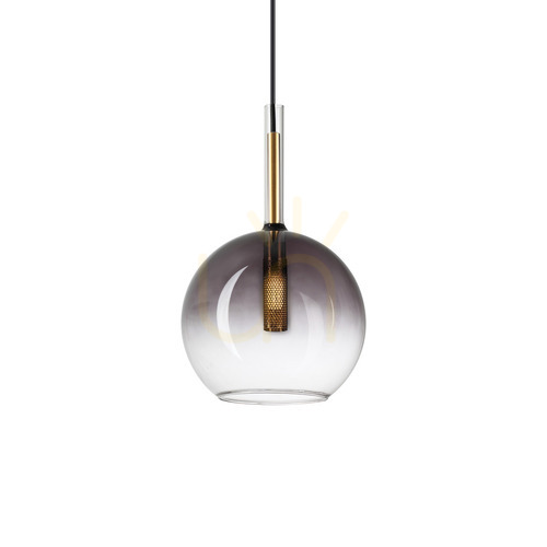 Kontrollera Pendellampa Ideallux EMPIRE SP1 SFERA krom glas 18 cm 309811