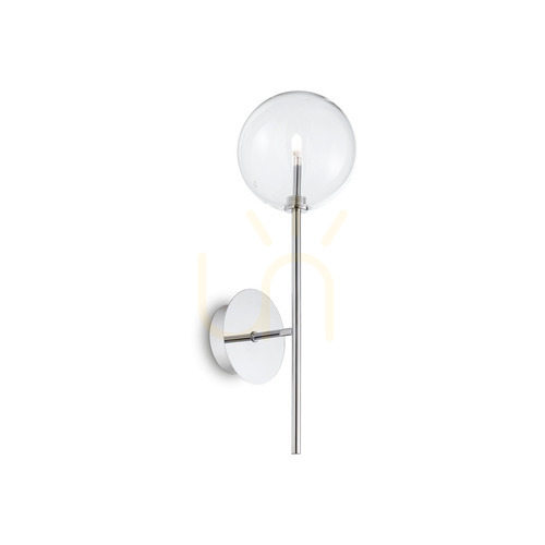 Kontrollera Vägglampa Ideallux Equinoxe AP1 Cromo krom 200132
