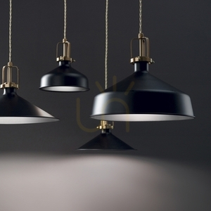 Pendellampa Ideallux ERIS svart metall Ø33 cm 249063 1 Pendellampa Ideallux ERIS svart metall Ø33 cm 249063 small 1