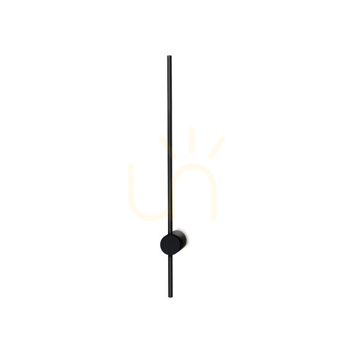 Kontrollera Vägglampa Ideallux Essence AP D070 Nero svart LED 12W 265643