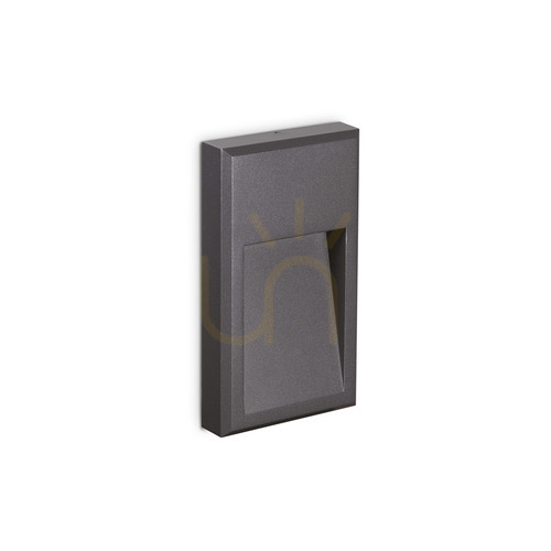 Kontrollera Utomhus vägglampa Ideallux FEBE antracit LED 3000K 268354