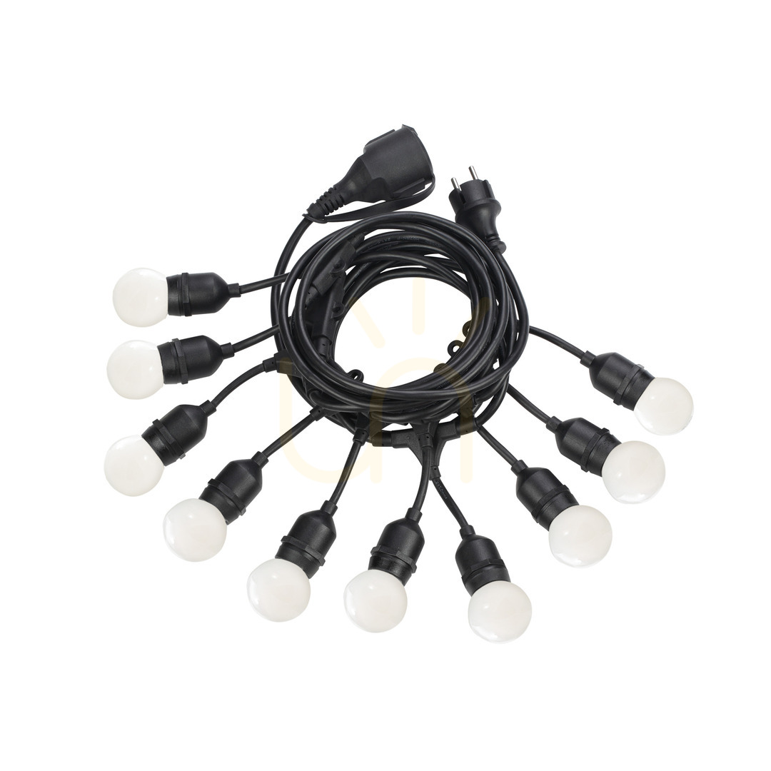 Pendellampa Ideallux FIESTA SP10 svart 10xE27 246796