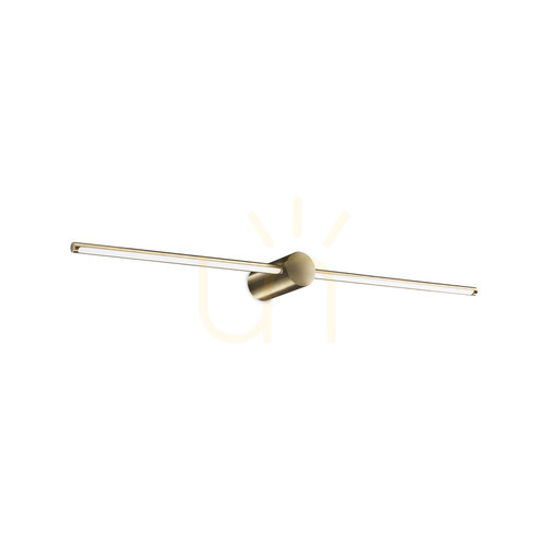 Kontrollera Vägglampa Ideallux Essence FILO AP D075 mässing LED 13W 327792