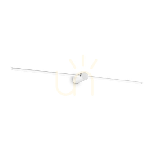 Kontrollera Vägglampa Ideallux Essence FILO AP D115 vit LED 16W 327778