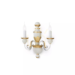 Vägglampa Ideallux FIRENZE AP2 BIANCO vit 2xE14 012902 small 1