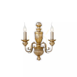 Vägglampa Ideallux FIRENZE AP2 ORO guld 2xE14 SKU 020846 small 1