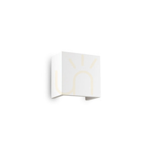 Vägglampa Ideallux Flash Gesso AP1 Small vit gips 214672 0 Vägglampa Ideallux Flash Gesso AP1 Small vit gips 214672 small 0