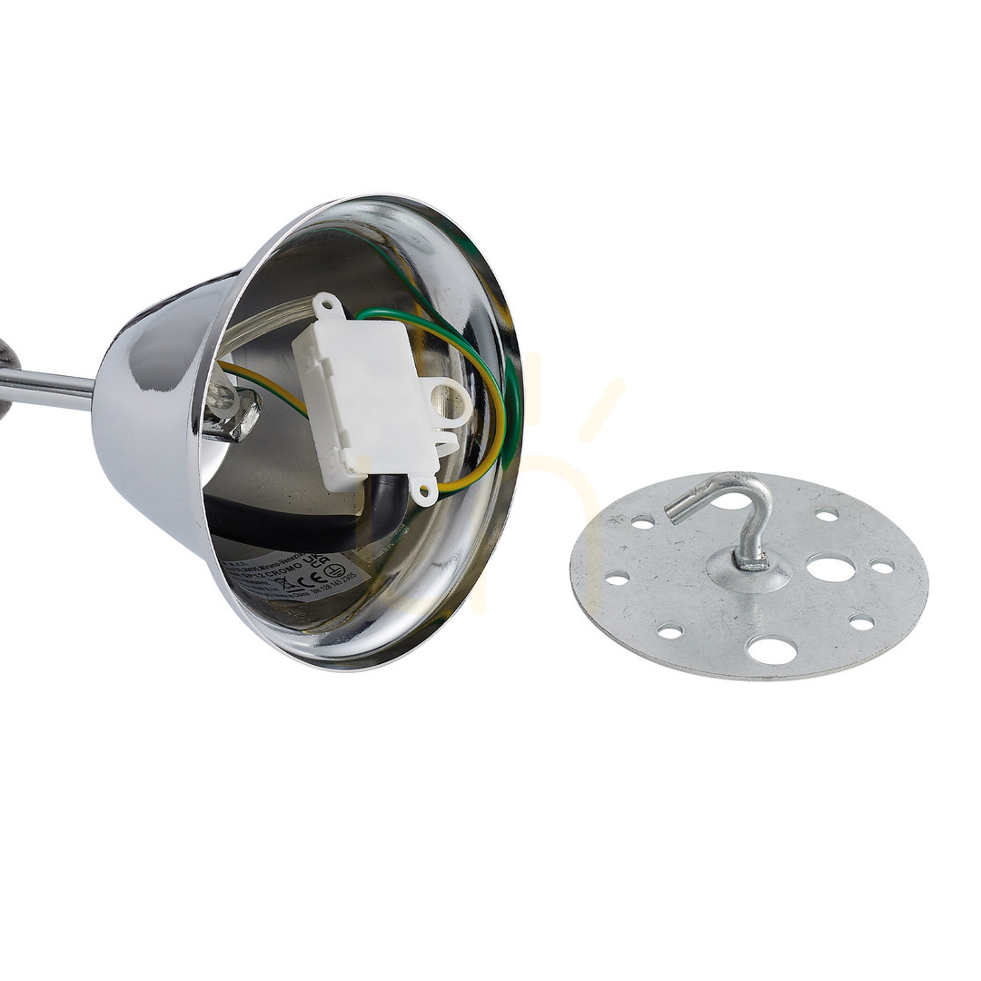 Visa Taklampa Ideallux Florian SP6 Cromo krom kristall 60 cm 035628 Taklampa Ideallux Florian SP6 Cromo krom kristall 60 cm 035628