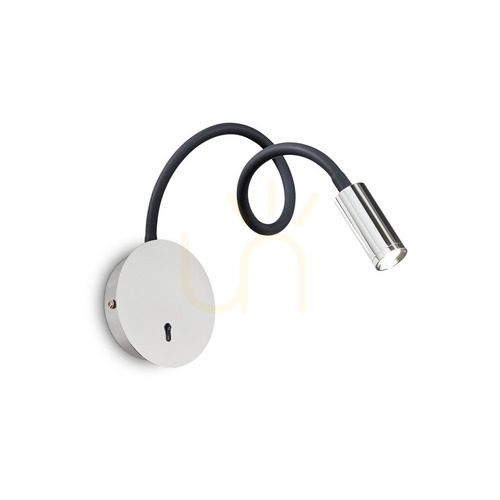 Kontrollera Vägglampa Ideallux Focus krom LED 3,5W 203188