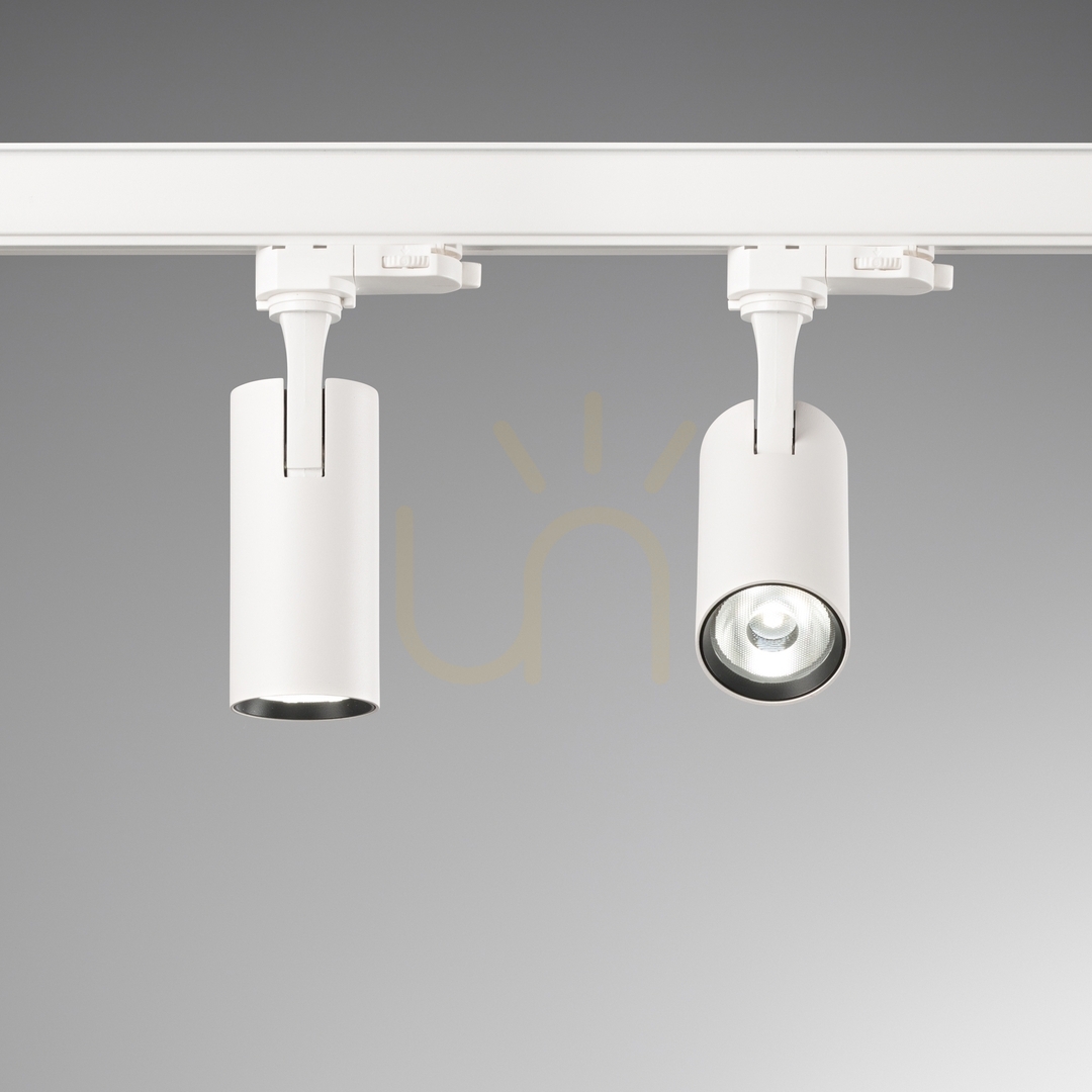 Utsikt Spårljus Ideallux FOX 8W 4000K svart LED 271446 Spårljus Ideallux FOX 8W 4000K svart LED 271446