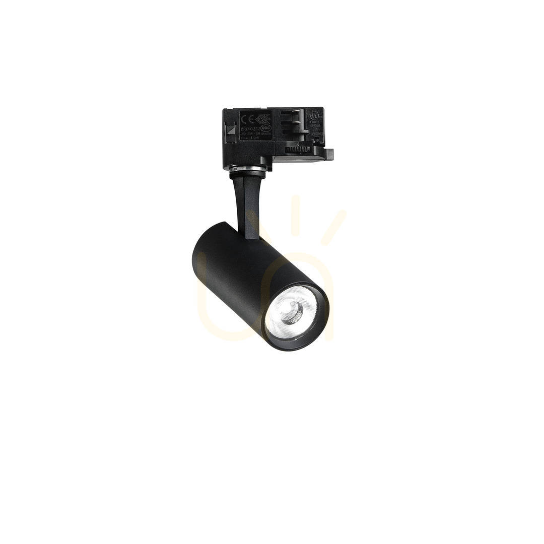Kontrollera Spårljus Ideallux FOX 8W 4000K svart LED 271446 Spårljus Ideallux FOX 8W 4000K svart LED 271446