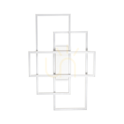 Kontrollera Plafond Ideallux Frame vit LED 33W 62,5 cm 230726