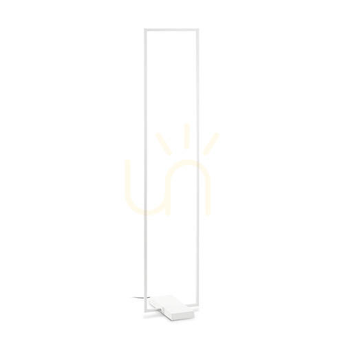 Kontrollera Stående lampa Ideallux Frame PT Bianco vit LED 30W 299624