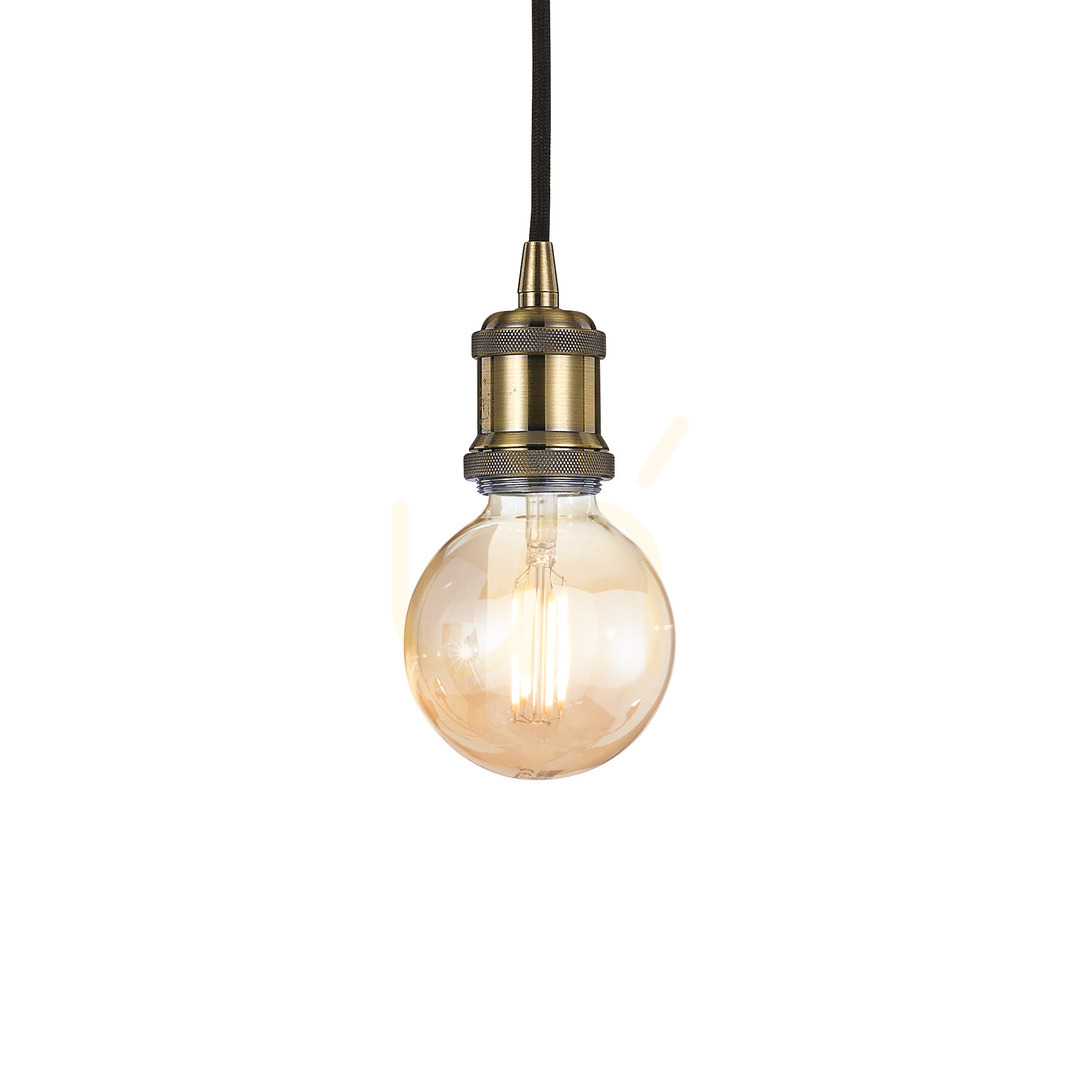 Kontrollera Pendellampa Ideallux FRIDA SP1 Brunito champagne mässing metall 122083 Pendellampa Ideallux FRIDA SP1 Brunito champagne mässing metall 122083