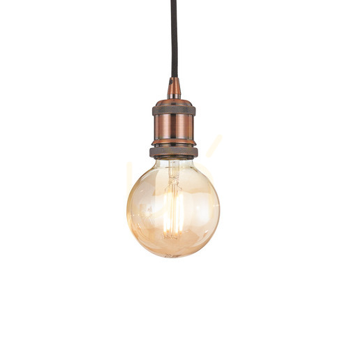 Kontrollera Taklampa Ideallux FRIDA SP1 koppar metall E27 122106