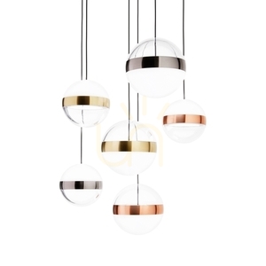 Pendellampa Ideallux GALAXY SP6 vit LED 58W 40 cm 321172 small 2