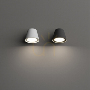 Utomhusvägglampa Ideallux GAS AP1 vit GU10 aluminium 091518 small 2