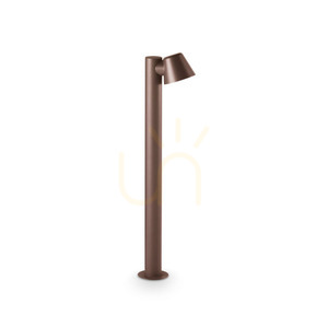 Stående utomhuslampa Ideallux GAS PT1 brun 80 cm GU10 213101 small 3