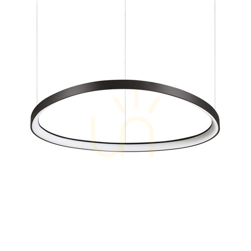 Kontrollera Pendellampa Ideallux Gemini SP D081 svart LED dimbar 81 cm 304724