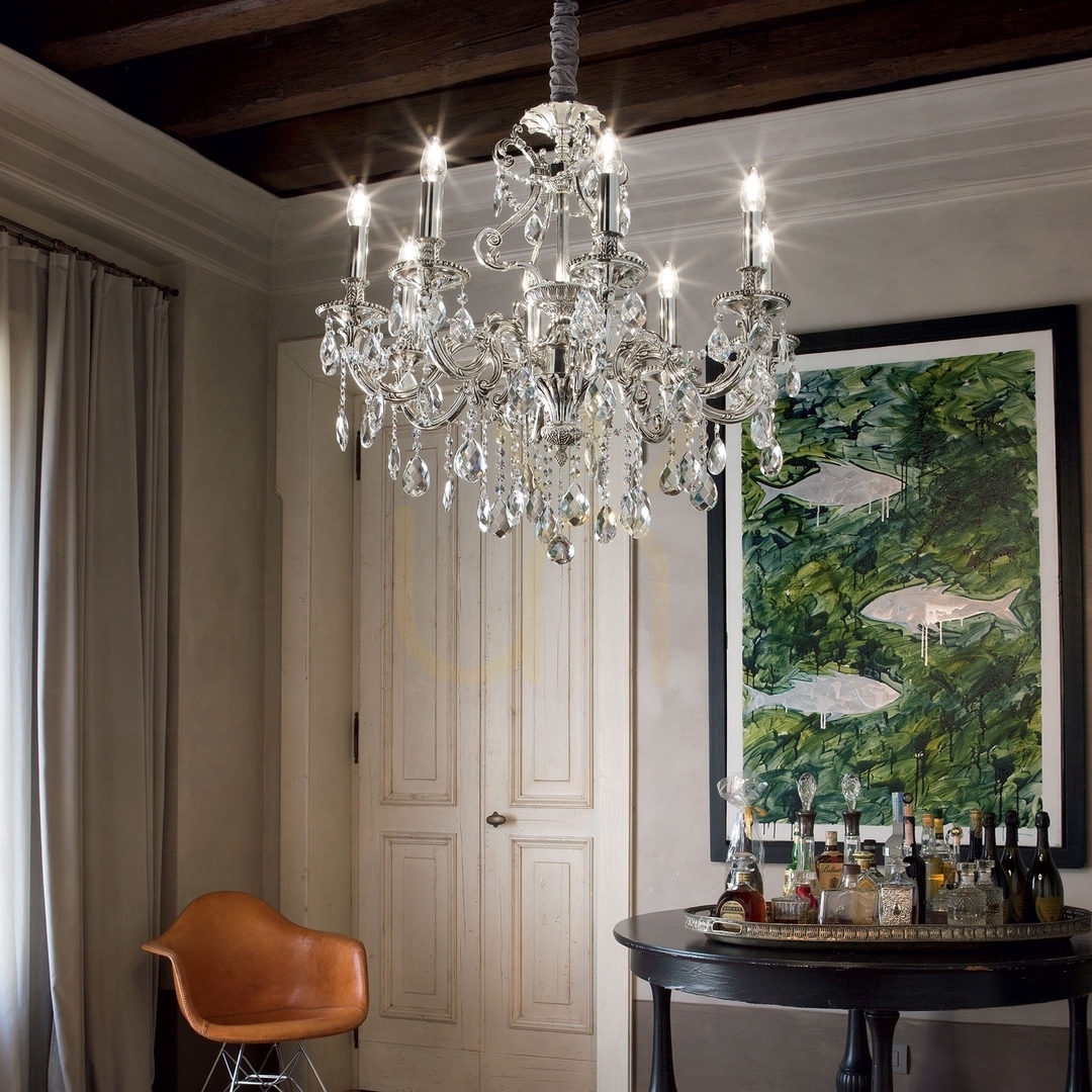 Display Taklampa Ideallux Gioconda SP12 guld kristall 90 cm 164960 Taklampa Ideallux Gioconda SP12 guld kristall 90 cm 164960