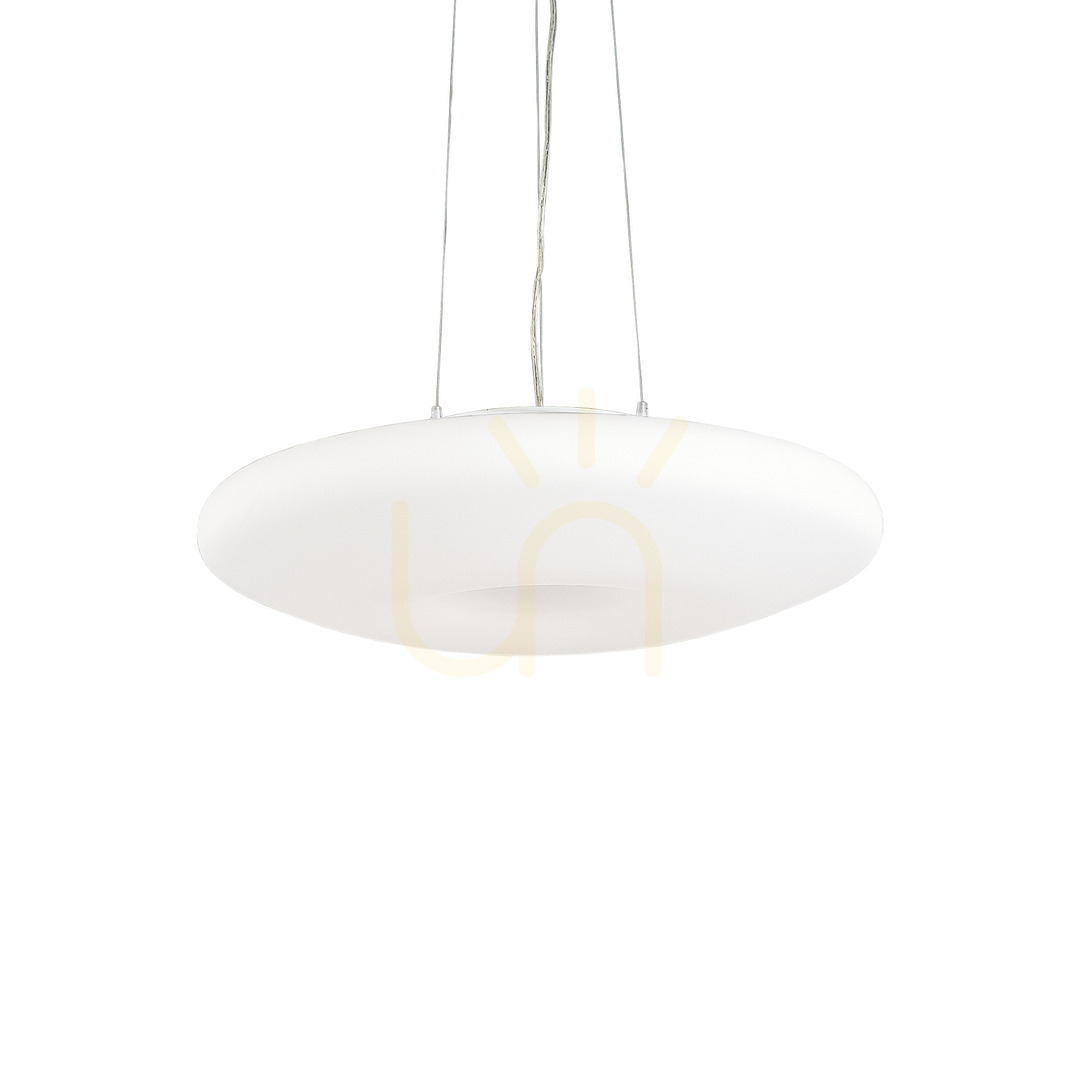 Kontrollera Taklampa Ideallux Glory SP3 D50 vit glas 019734 Taklampa Ideallux Glory SP3 D50 vit glas 019734