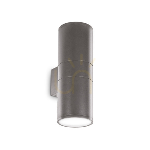 Kontrollera Utomhusvägglampa Ideallux GUN AP2 Big antracit 236858