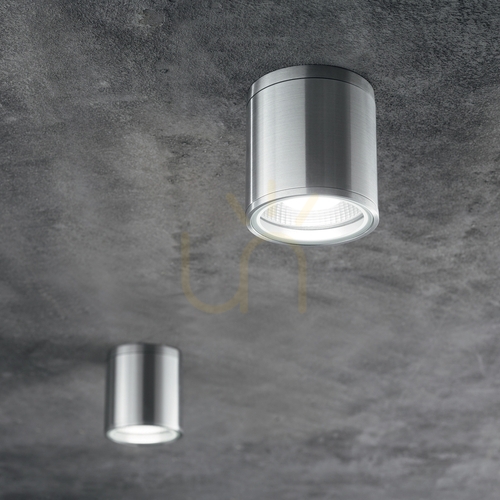 Kontrollera Takplafond Ideallux GUN PL1 Coffee brun 11 cm GU10 163666