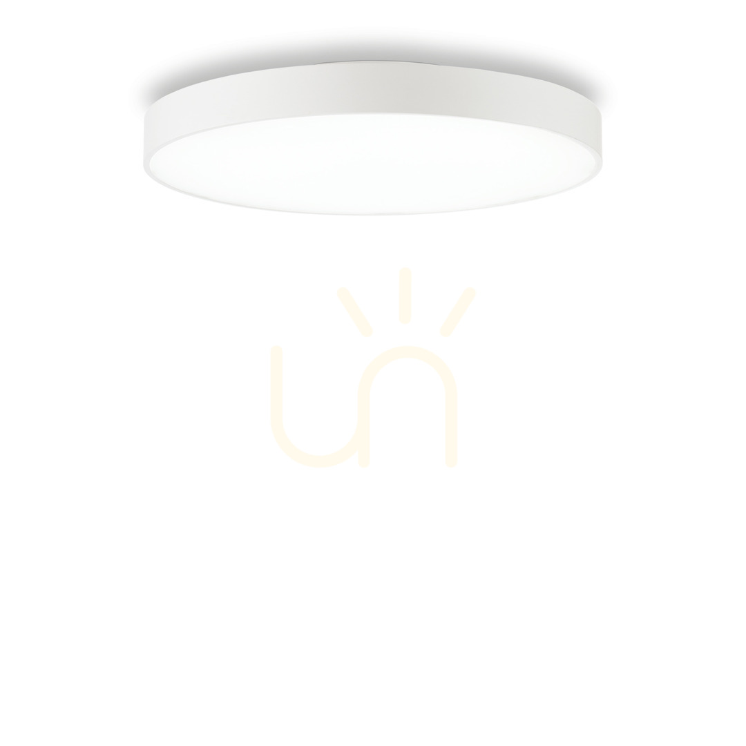 Kontrollera Plafond Ideallux HALO PL D60 vit LED 3000K 46W 223223 Plafond Ideallux HALO PL D60 vit LED 3000K 46W 223223
