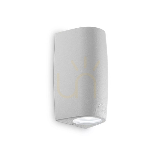 Kontrollera Utomhusvägglampa Ideallux Keope AP2 Bianco vit 147772