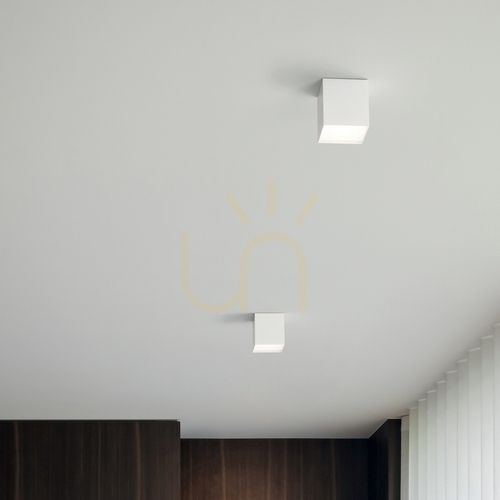 Kontrollera Plafond Ideallux KUBIKO PL BIANCO vit LED 10W 303321