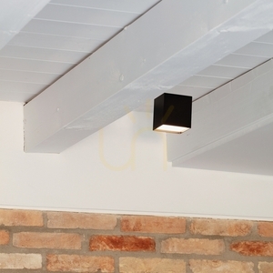 Plafond Ideallux KUBIKO svart LED 10W 10 cm 303314 small 2