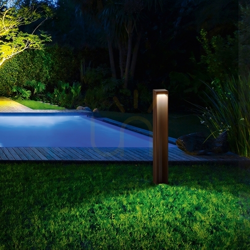 Kontrollera Utomhuslampa stolpe Ideallux KURT antracit 65 cm LED 11W 4000K 294025