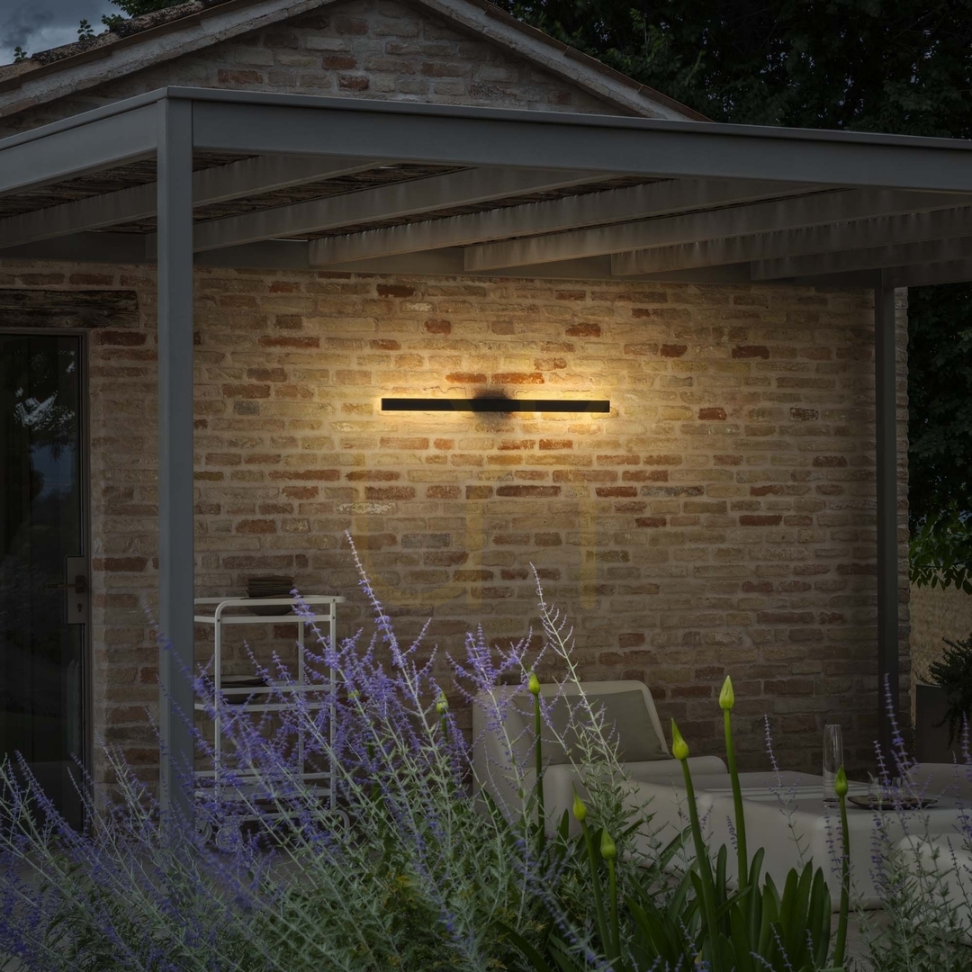 Förhandsvisning Vägglampa utomhus Ideallux LINEA AP D104 BIANCO vit LED 20W 313474 Vägglampa utomhus Ideallux LINEA AP D104 BIANCO vit LED 20W 313474