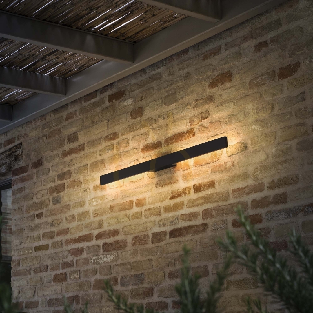 Display Vägglampa utomhus Ideallux LINEA AP D104 BIANCO vit LED 20W 313474 Vägglampa utomhus Ideallux LINEA AP D104 BIANCO vit LED 20W 313474