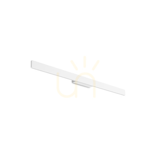 Kontrollera Vägglampa utomhus Ideallux LINEA AP D104 BIANCO vit LED 20W 313474