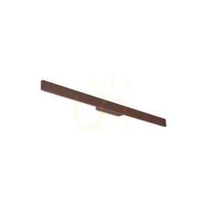 Utomhus vägglampa Ideallux LINEA AP D104 Coffee brun LED 20W 313481 small 0