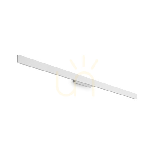 Kontrollera Utomhusvägglampa Ideallux LINEA AP D144 vit LED 23W 328584