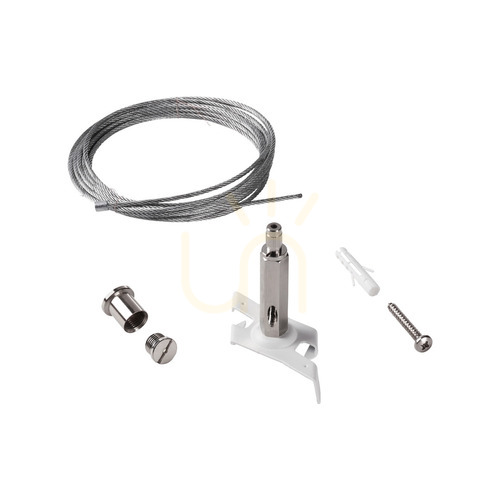 Kontrollera Pendelkit Ideallux LINK trimless vit 3 m aluminium 242705