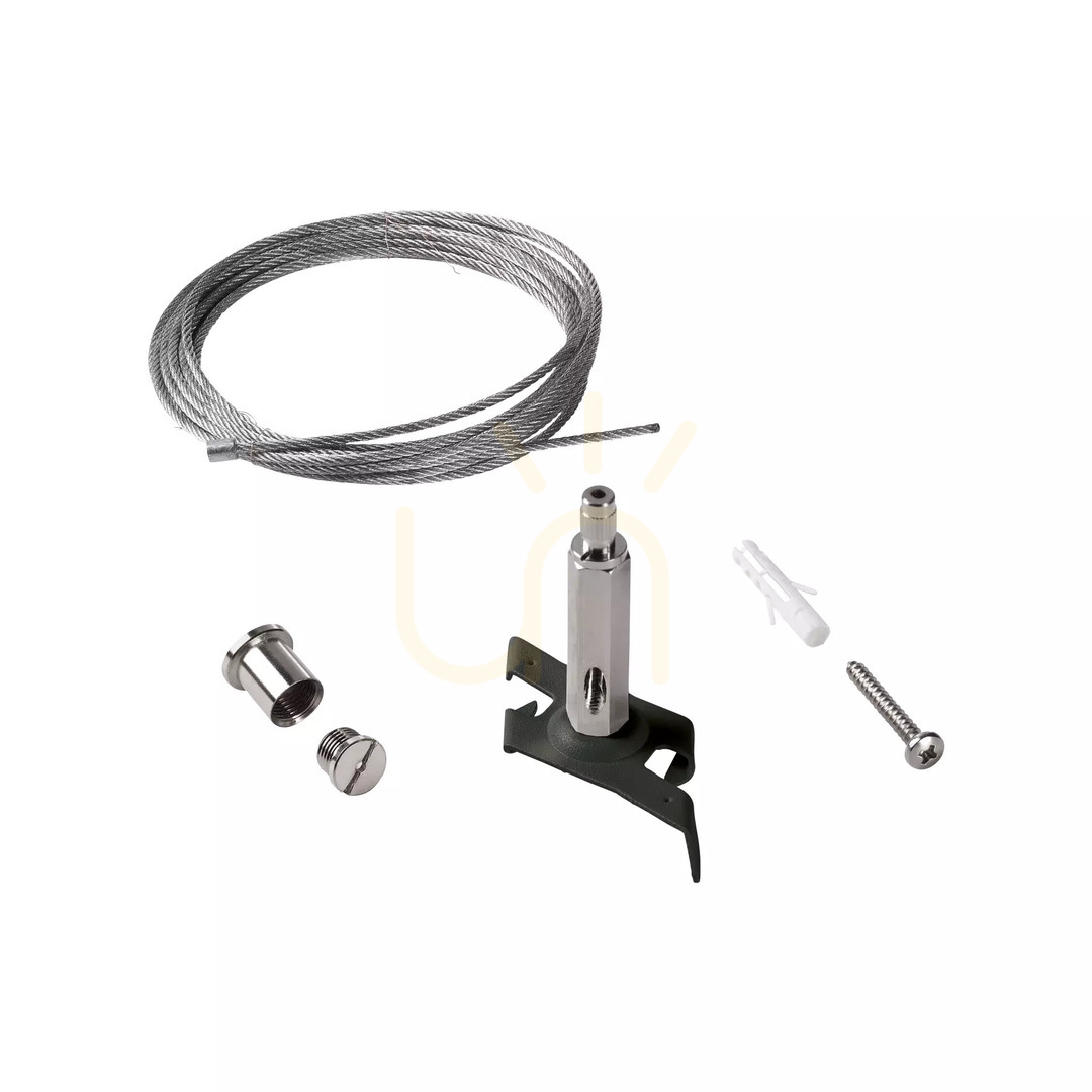 Utsikt Pendelkit Ideallux LINK Trimless svart aluminium 5 m 243238 Pendelkit Ideallux LINK Trimless svart aluminium 5 m 243238
