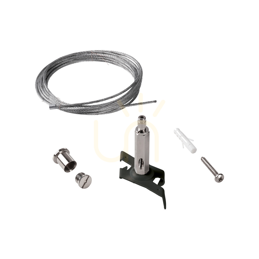 Kontrollera Pendelkit Ideallux LINK Trimless svart aluminium 5 m 243238 Pendelkit Ideallux LINK Trimless svart aluminium 5 m 243238