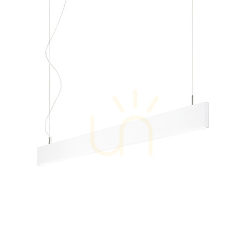 Kontrollera Pendellampa Ideallux Steel Linus SP vit LED 3000K 120 cm 241968