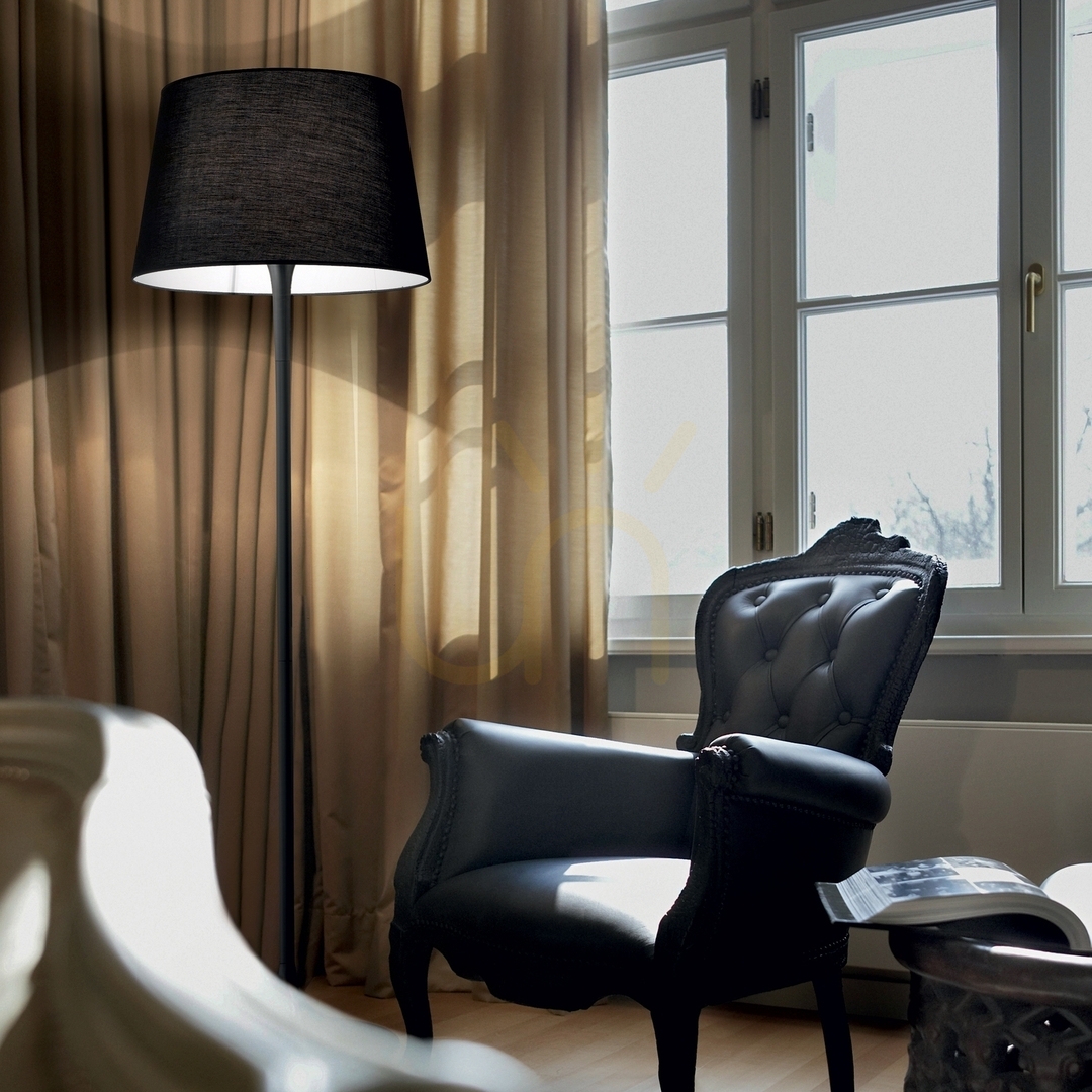 Utsikt Stående lampa Ideallux London PT1 Bianco vit 174 cm 110233 Stående lampa Ideallux London PT1 Bianco vit 174 cm 110233