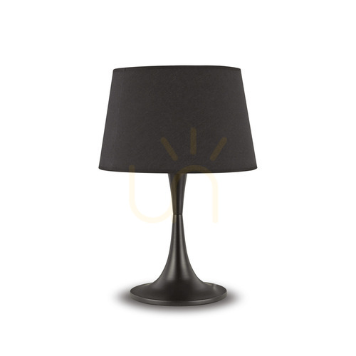 Kontrollera Bordslampa Ideallux London TL1 Big Nero svart 110455