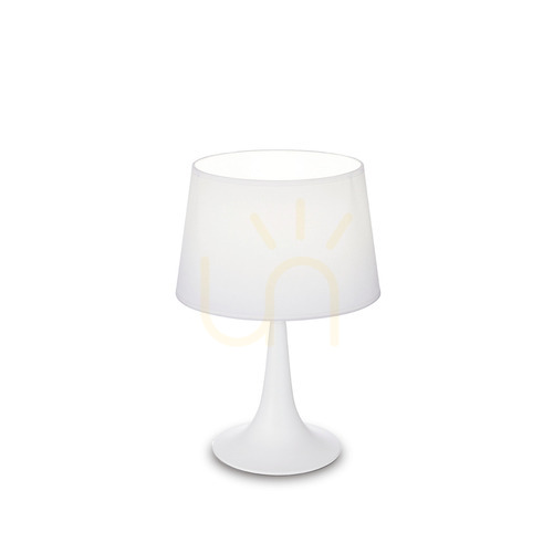 Kontrollera Bordslampa Ideallux London TL1 Small vit 110530