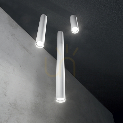 Kontrollera Plafond Ideallux LOOK PL1 H40 BIANCO vit GU10 233215