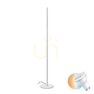 Stående lampa Ideallux LOOK PT1 vit LED 24W 180 cm 304922 small 0